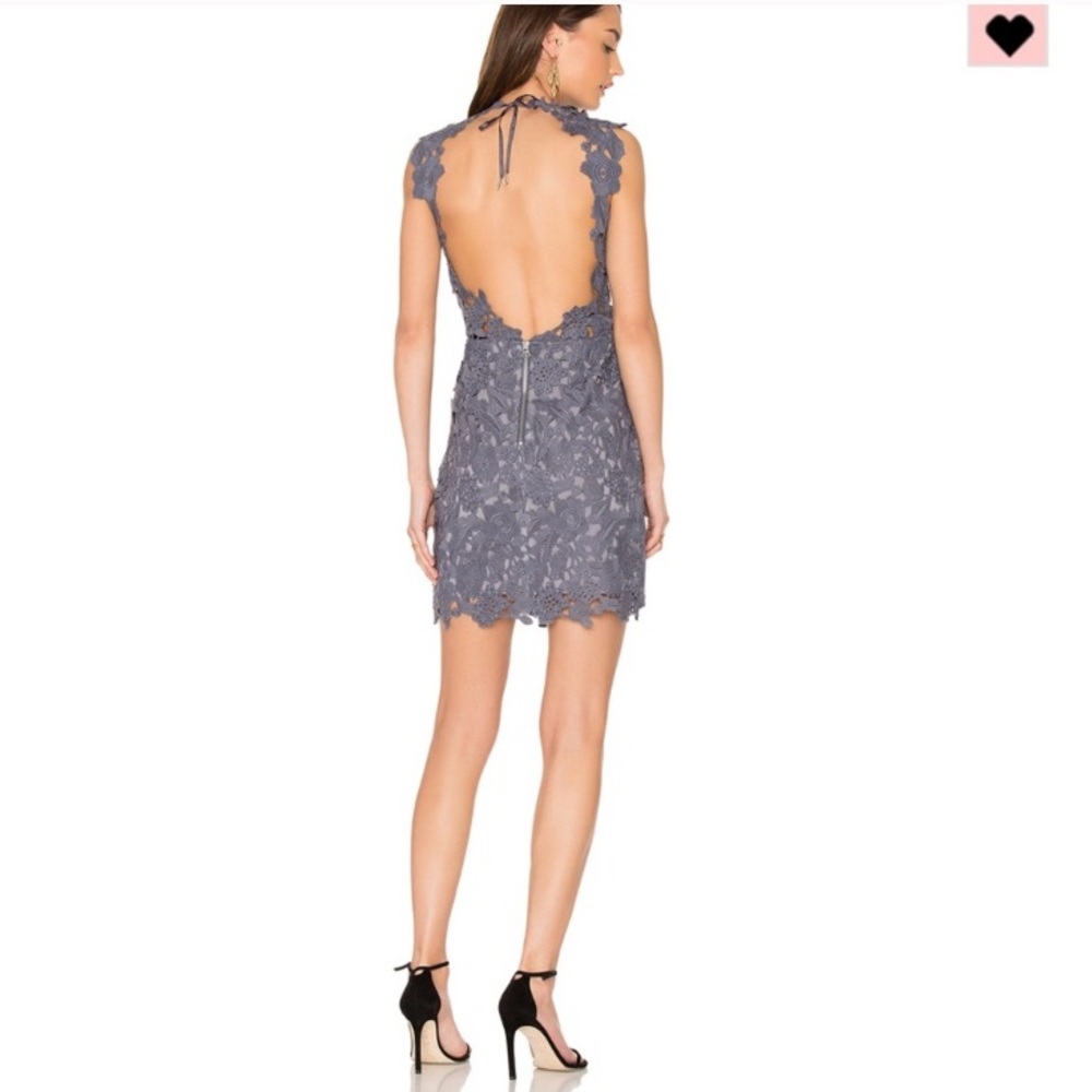 SAYLOR Terra Backless Lace Dress